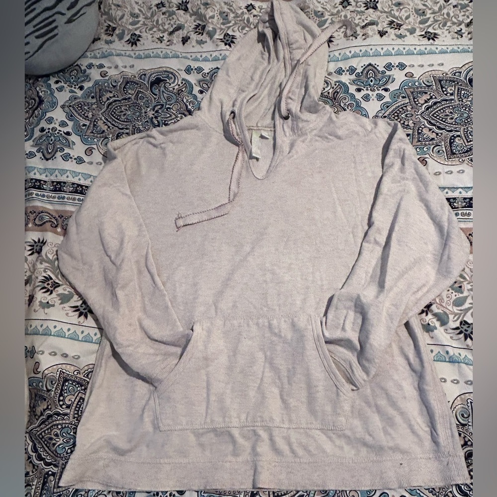 Green Tea Women's Light Weight V-Neck Pullover Sweater Ivory. Size XXL